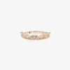 Rose Gold Band with Crown with Zircon