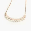 Pearly Smile Necklace in Rose